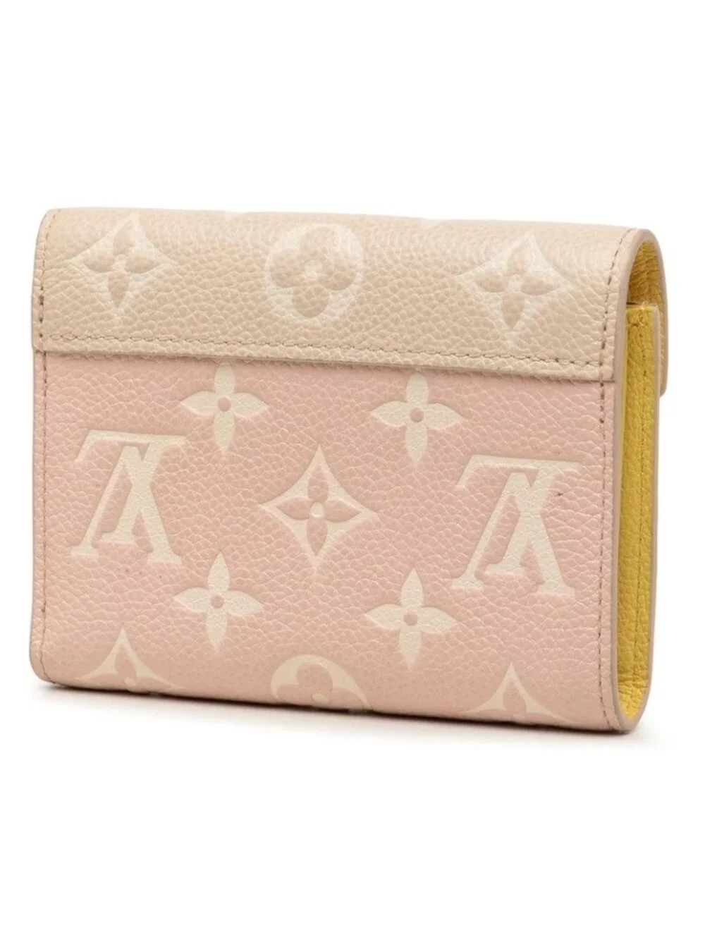 Louis Vuitton Monogram Empreinte Portefeuille Victorine Bifold Wallet Rose